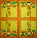 184 Rabbits:  unnatürlich - 3-ply - 35x35 cm